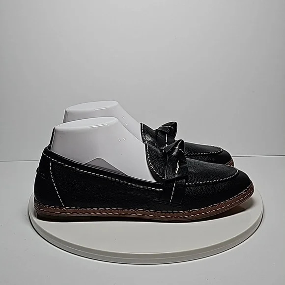 Cole Haan Black Leather Loafers - Picture 6 of 14
